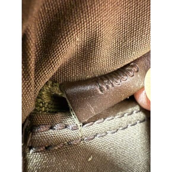 Louis Vuitton Mini Monogram Sac Mary Kate*Satchel*Green Denim - Picture 12 of 15